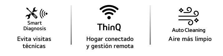 Compra el LG WiFi Pro 09 R32 Si buscas un aire acondicionado LG de 2.150 frigorías con WiFi integrado, el LG WiFi Pro 09 R32 ofrece una combinación equilibrada entre potencia, eficiencia y funciones inteligentes. Disfruta de 2,5 kW de refrigeración, clase A++, control LG ThinQ, Smart Diagnosis y Auto Clean+ en un equipo compacto y preparado para el uso diario.